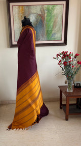 TRINETRA – A CLASSIC KANJIVARAM SILK WITH CHECKS AND PEACOCK MOTIFS