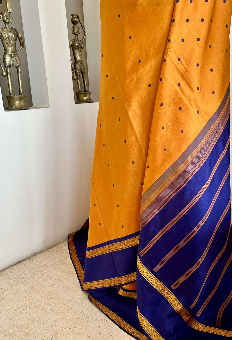 SHRIVALI – KORVAI KANJIVARAM WITH BHENDU STRIPE AANCHAL