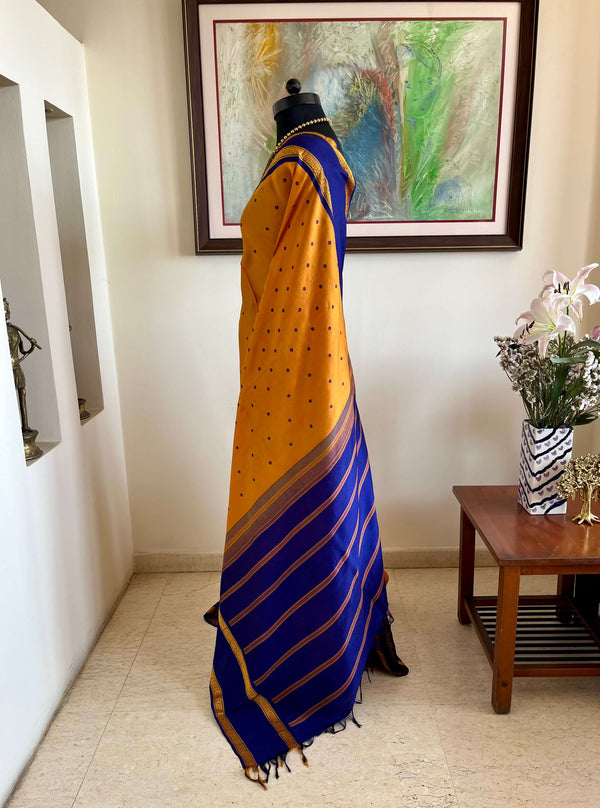 SHRIVALI – KORVAI KANJIVARAM WITH BHENDU STRIPE AANCHAL