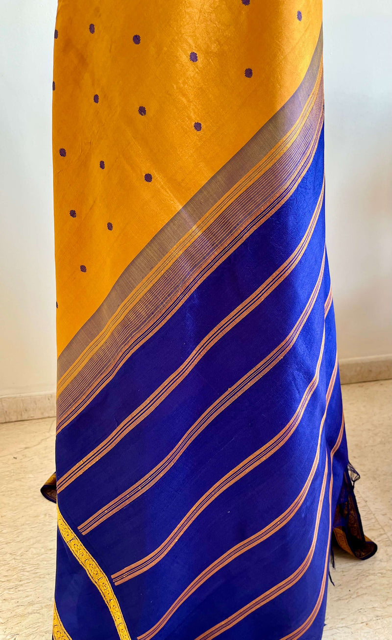 SHRIVALI – KORVAI KANJIVARAM WITH BHENDU STRIPE AANCHAL