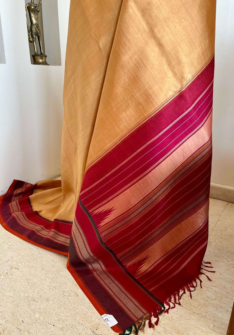 VAYUJA – KORVAI KANJIVARAM WITH PETNI AANCHAL ELEGANCE