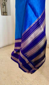 AARNIKA – KORVAI KANJIVARAM SILK IN BLUE AND PURPLE