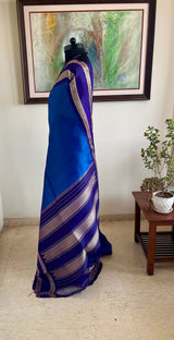 AARNIKA – KORVAI KANJIVARAM SILK IN BLUE AND PURPLE
