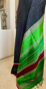 BIHITA – BLACK CHECKS WITH VIBRANT CONTRASTS
