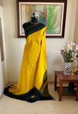 PRASUNA – YELLOW KORVAI KANJIVARAM WITH THZAMPU AANCHAL