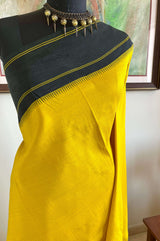 PRASUNA – YELLOW KORVAI KANJIVARAM WITH THZAMPU AANCHAL