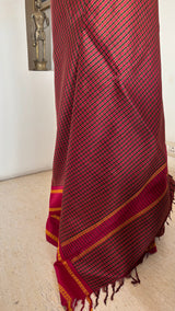 ILAMATHI – A CONTEMPORARY KANJIVARAM SILK WITH COLOURFUL CHECKS AND CONTRASTS