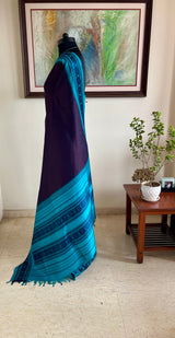 NIRJHARI – KANJIVARAM SILK WITH STRIKING CONTRAST BORDERS