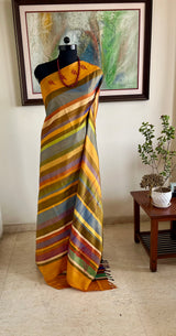 AHRINI – CONTEMPORARY KANJIVARAM SILK IN VIBRANT STRIPES