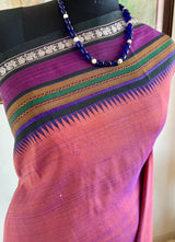 UDBHAVI – SHOT KANJIVARAM WITH AN EXQUISITE WOVEN BORDER