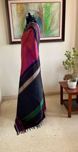 UDBHAVI – SHOT KANJIVARAM WITH AN EXQUISITE WOVEN BORDER