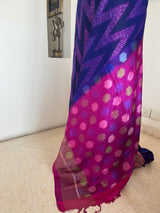 UJALA – CONTEMPORARY PATOLA WITH VIBRANT IKKAT DETAILS
