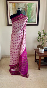 UJALA – CONTEMPORARY PATOLA WITH VIBRANT IKKAT DETAILS