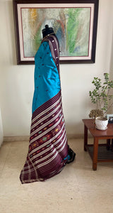 MRINIKA – VINTAGE BERHAMPURI WITH A STUNNING BANDHA AANCHAL