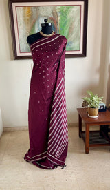 ANVIRA – RUDRAKSHA REIMAGINED IN KANJIVARAM SILK
