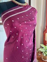 ANVIRA – RUDRAKSHA REIMAGINED IN KANJIVARAM SILK