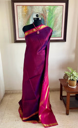 AARSHITA — MAROON KANJIVARAM WITH ZARI PEACOCK MOTIFS