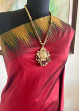 AJAYA — A KANJIVARAM SILK FRAMED BY TEMPLES AND COLOUR