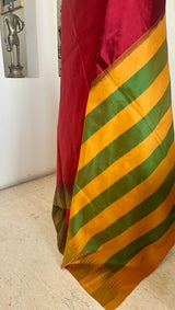 AJAYA — A KANJIVARAM SILK FRAMED BY TEMPLES AND COLOUR