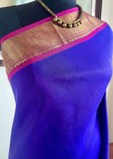 GUNJARI — KANJIVARAM SILK IN A CLASSIC COLOUR COMBINATION