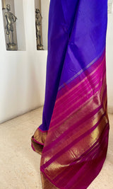 GUNJARI — KANJIVARAM SILK IN A CLASSIC COLOUR COMBINATION