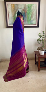 GUNJARI — KANJIVARAM SILK IN A CLASSIC COLOUR COMBINATION