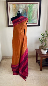 ARYIKA – STRIPED KORVAI KANJIVARAM IN A BOLD COLOUR PLAY