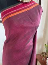 MAITREYI – RICH MAROON AND WOVEN FLORALS IN KANJIVARAM SILK
