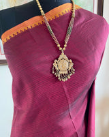 TILAKA – A PLAY OF DARK AND LIGHT IN KANJIVARAM SILK