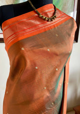 SWETASHREE - PAITHANI SAREE WITH NARALI BORDER AND MOR KUNDA AANCHAL
