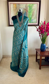 AVISHA - CONTEMPORARY IKKAT WITH FLORAL GEOMETRIC MOTIFS