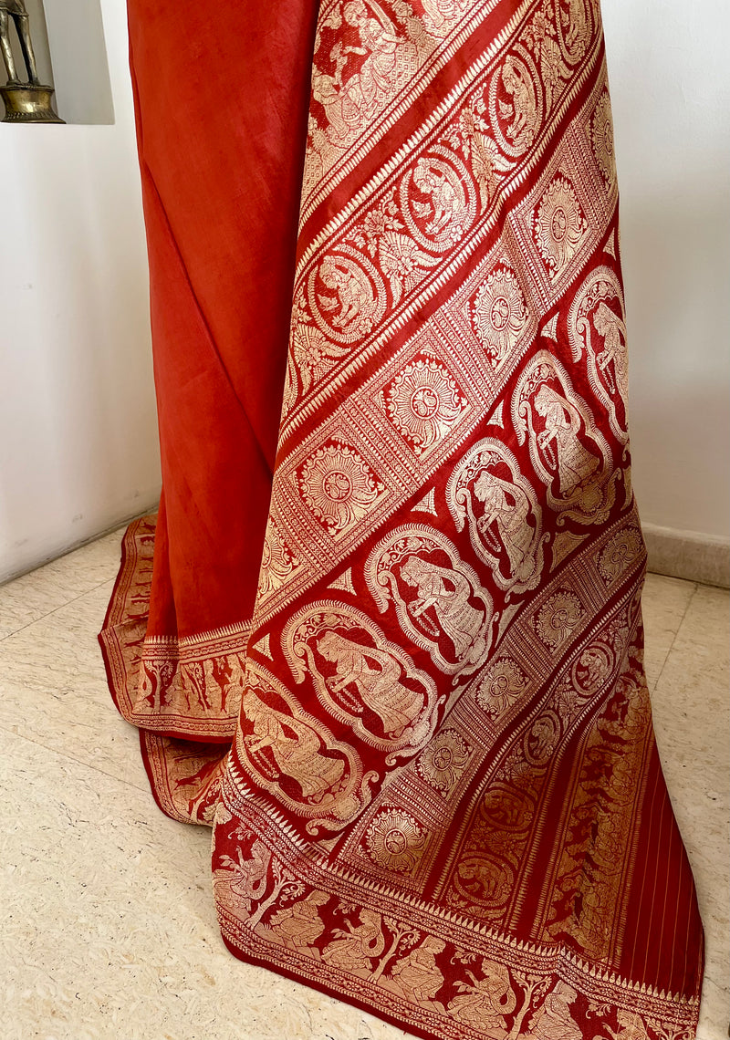 MILIKA – RUST BALUCHARI WITH MAIDENS AND MYTHOLOGICAL TALES