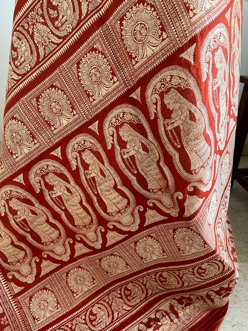 MILIKA – RUST BALUCHARI WITH MAIDENS AND MYTHOLOGICAL TALES