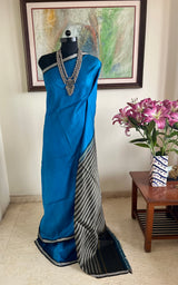 MADHUSMITA - VINTAGE BOMKAI SILK WITH RUDRAKSHA AND TEMPLE MOTIF BORDER