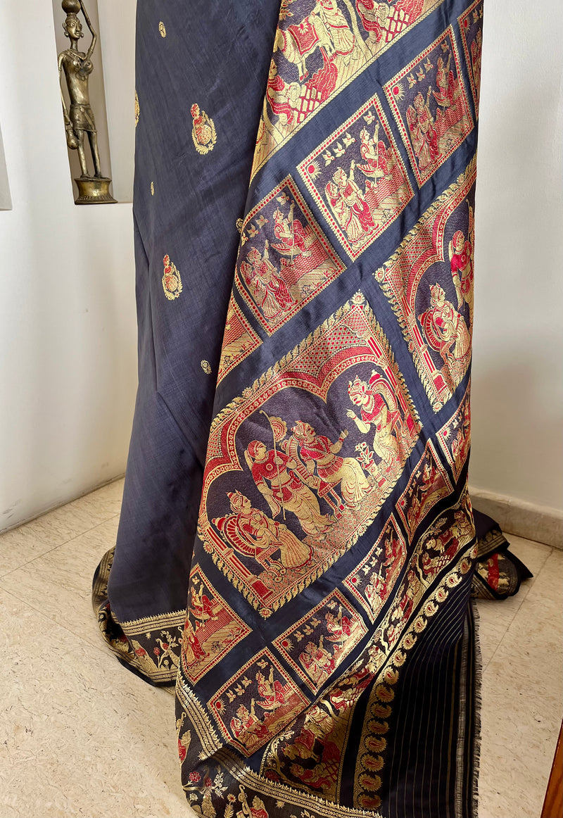 ISHITA – BLUE SWARNACHARI WITH MAIDEN AND MYTHOLOGICAL TALES