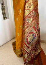 TITIKSHA – GOLDEN MUSTARD PATLI SWARNACHARI WITH ZARI TALES