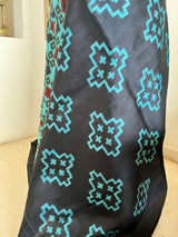 PADMISHA - NEVER WORN LIGHT BLUE POCHAMPALLY SILK SAREE WITH IKAT MOTIFS
