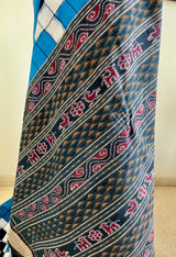 KIRTI- TIMELESS BLUE PASAPALLI COTTON MASTERPIECE