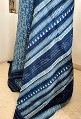 SUMANA – DABU PRINTED VIDARBHA TUSSAR SAREE