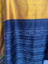 RITHI- MUSTARD MARVEL, EXQUIISTE POCHAMPALLY HANDLOOM SILK SAREE