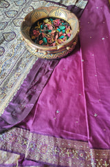 Yaadein - Silk saree with heavy work in the border and aanchal