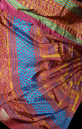 GULDASTA- A BANGALORE SILK BLEND SAREE WITH FLORAL MOTIFS