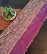 Yaadein - Silk saree with heavy work in the border and aanchal