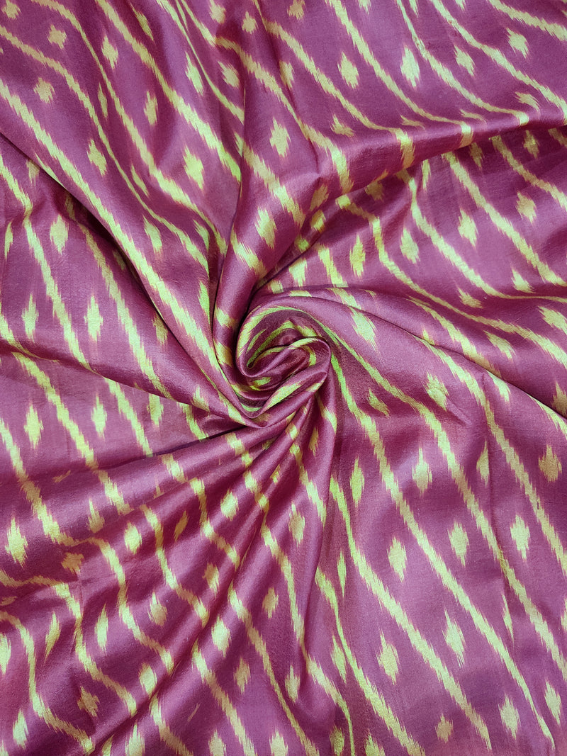 SUROHINI- A DEEP RUST RED SAMBALPURI HANDLOOM, PURE SILK SAREE  WITH A BEAUTIFUL BORDER AND TRADITIONAL AANCHAL
